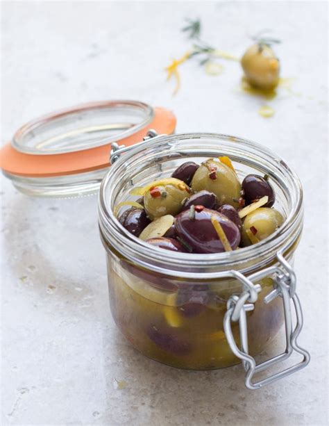 Marinated Olives With Citrus And Garlic Jill Silverman Hough
