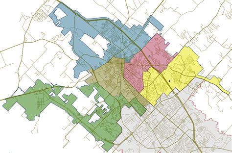 Dallas City Council Map
