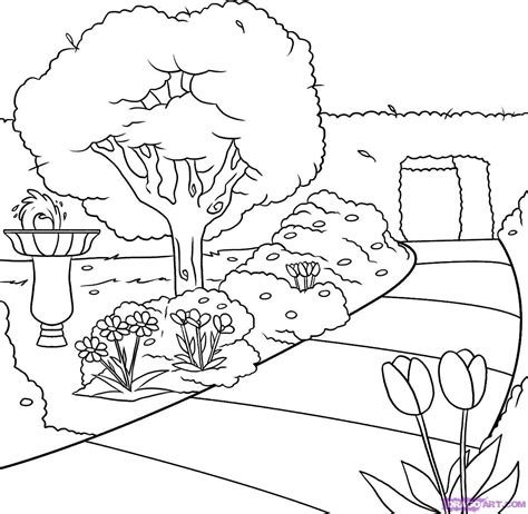 Drawing Pictures Of Garden Reviewed By Admin On Monday April 15 2013