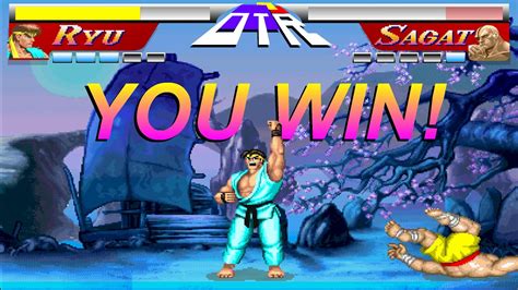 Street Fighter 2 Ryu Vs Sagat V2 0 Unreleased Version Youtube