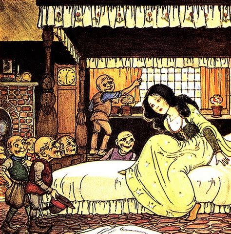 “snow White” By Millicent Sowerby 1909 Illustration Fairytale Art Fairytale Illustration