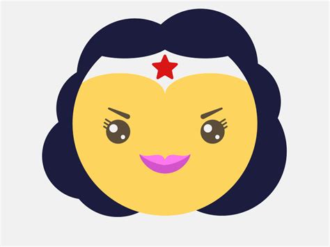 Icon Wonder Woman Emoji About 39 Icons In 0007 Seconds