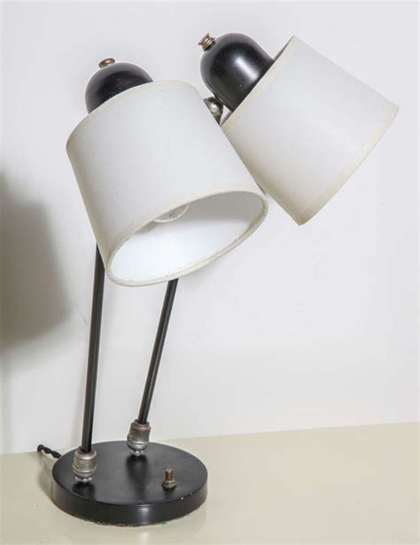 Which brand has the largest. 1940's David Wurster Articulating Two Head Black Desk Lamp ...