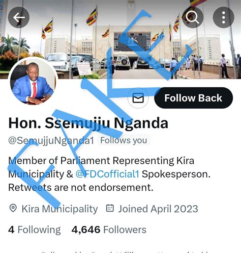 Hon Ssemujju Nganda Parody On Twitter Greetings My Fellow Good