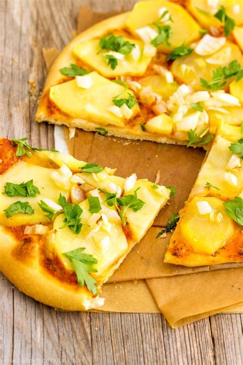 Homemade Vegan Potato Pizza Recipe Happy Foods Tube