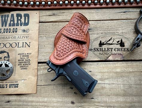 Colt Style Western Leather Holster Etsy
