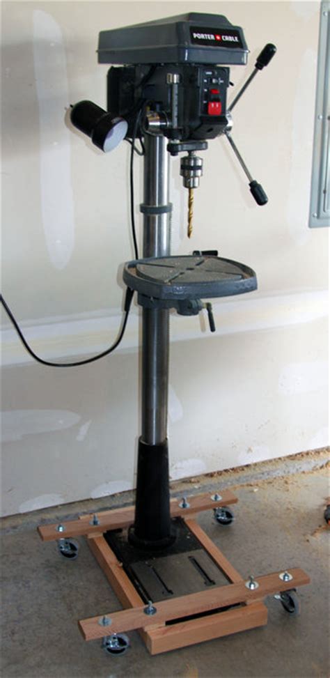 mobile drill press stand  scooter mcclain