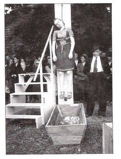 Herta Kašparová shortly after her execution in She was hung at