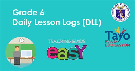 Ready Made Grade 6 Daily Lesson Logs DLL For All Subjects 1st Quarter