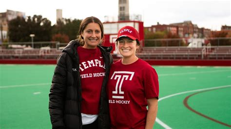 vittese sisters use their experience to reinvigorate temple field hockey the temple news