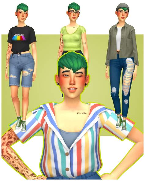 A Gay Berry Lookbook From Left To Right Look One Hair Ares Shirt
