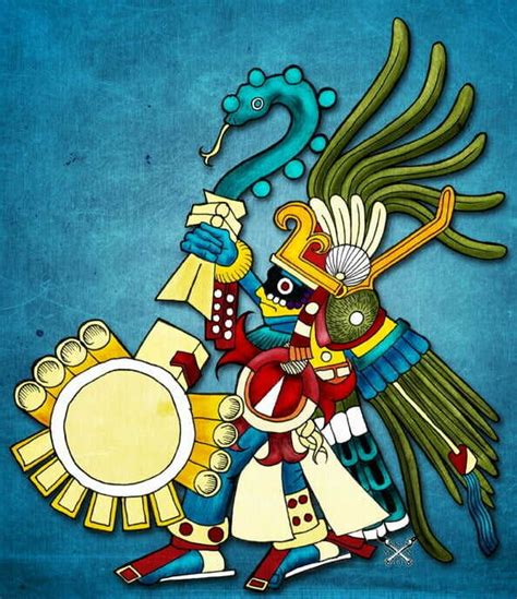 El Dios HUITZILOPOCHTLI Dios De La Guerra Y El Sol Mexica