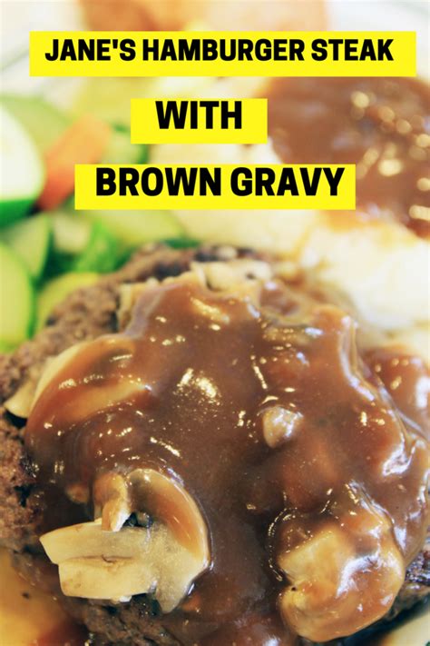 The simplicity of this hearty comfort food recipe is supreme and every bite of this homemade hamburger steak is sensational. Jane's Hamburger Steak with Brown Gravy (Paleo, Whole30 ...
