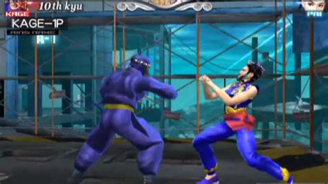 Virtua Fighter 4 Evolution Playstation 2 Arcade As Kage Youtube