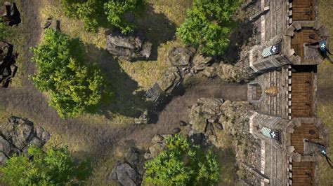 Battlemap Advanced Battlemaps • New Animated Mappack • City Wall