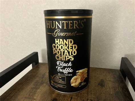 Snack Review Hunters Black Truffle Hand Cooked Potato Chips — As Seen
