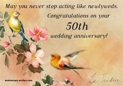 50th Anniversary Wishes Happy 50th Anniversary Quotes And Images
