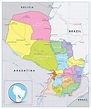Paraguay Maps and Regions | Mappr