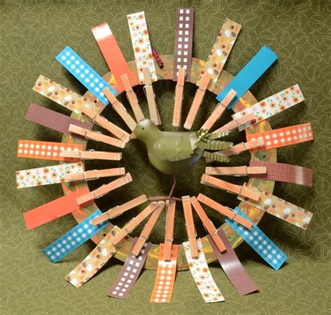 Clothespin Wreath Craft Project Jan Datri