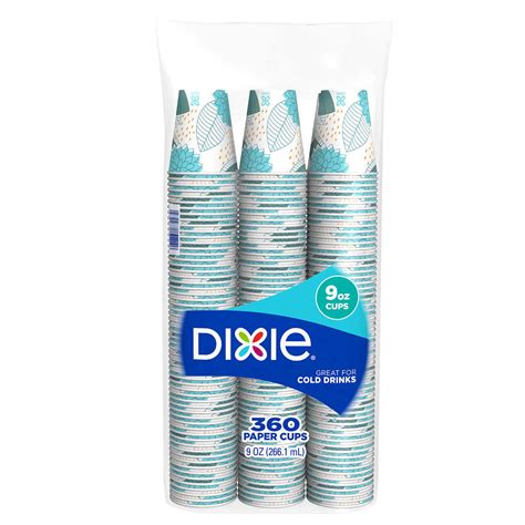 Dixie Everyday 9 Oz Cold Drink Paper Cup 360 Count Cup Of Cheers