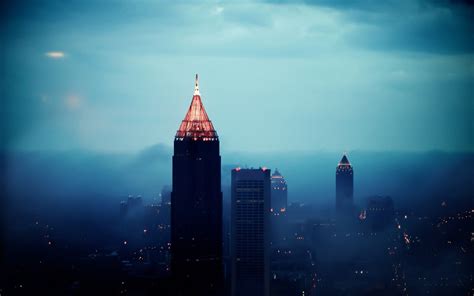 Atlanta Skyline Wallpaper Hd Wallpapersafari