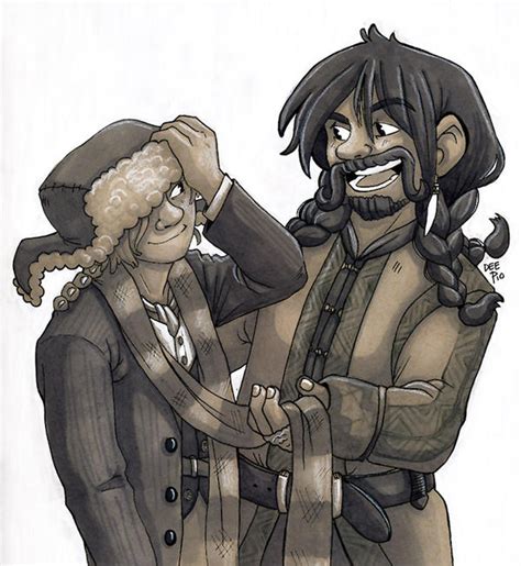 Bilbo And Bofur By Nerdeeart On Deviantart