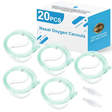Buy 20pcs Adult Nasal Cannula For Oxygen Concentrator 7 Ft Cannula Nasal Tubing For Oxygen