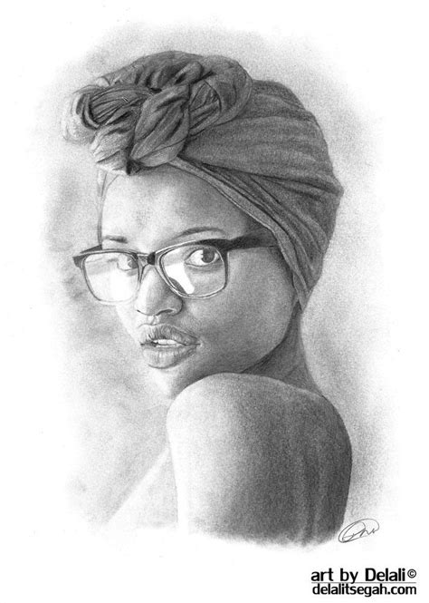 Black Women Art Drawing People Black Women Art Afro Art