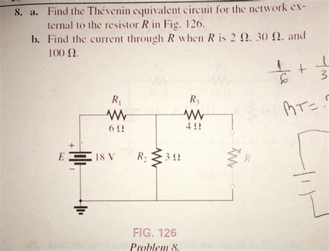 Find The Thevenin Equivalent Circuit For The Network External To The