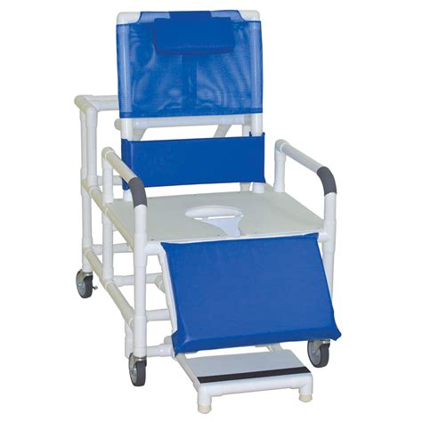 Sophisticated, classic lines softened by feminine sensibility. Bariatric Shower Chair with Pail