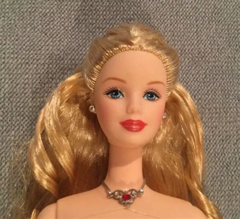 Nude Tnt Barbie Mackie Face Ginger Curls Blue Eyes Red Head Hair New
