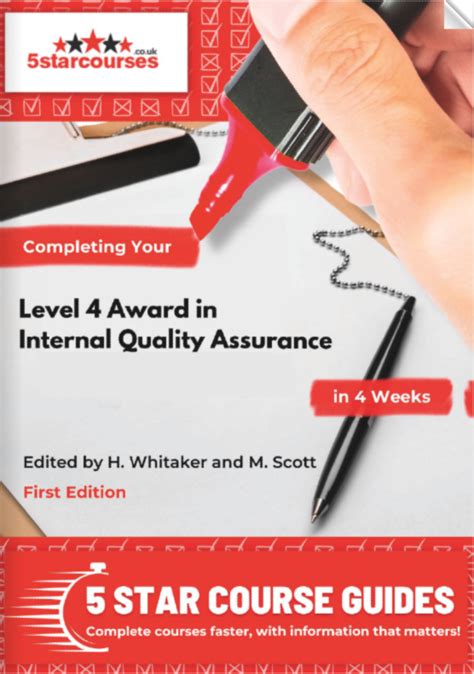 Completing Your Level 4 Award In The Internal Quality Assurance Rqf In 4 Weeks £2999 5