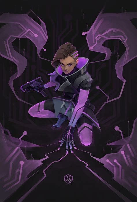 Sombra Overwatch Overwatch Fan Art Concept Art Books Female Cyborg