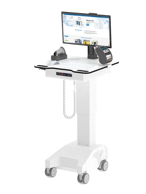 Mobile Medical Workstation Cart On Wheels Dalen Healthcare