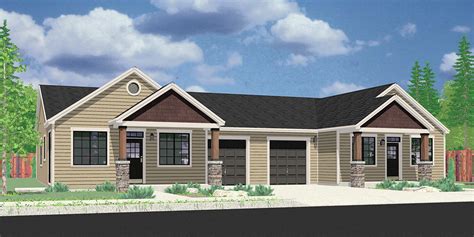 One Story Ranch Style House Home Floor Plans Bruinier And Associates