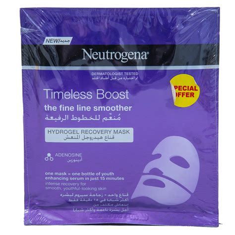 Neutrogena Face Mask Sheet Timeless Boost Hydrogel Recovery 30ml 21