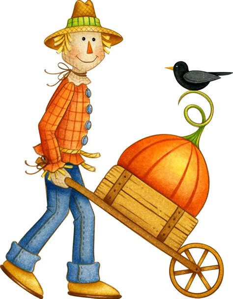 Fall Scarecrow Clipart Clip Art Library