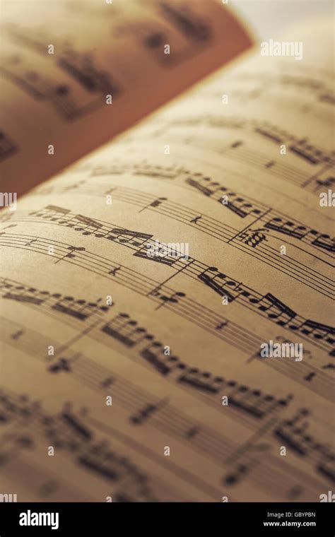 Piano Sheet Notes Hi Res Stock Photography And Images Alamy