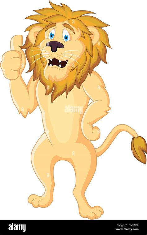 Lion Standing Up Stock Vector Images Alamy