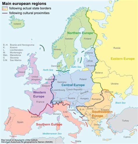 Cultural Boundaries Of Europe R Europe