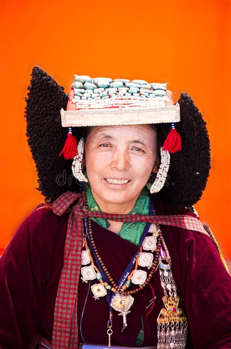 Ladakh Woman Editorial Image Image Of Lady Tibet Traditional 24376625