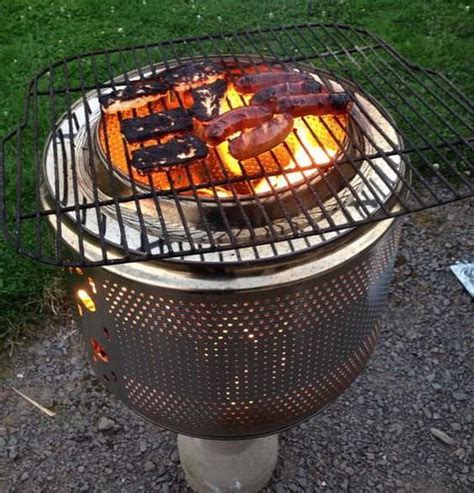 This one can also be used to make fire tornados as the drum rotates and turn. 10 Creative Recycling DIY Grill, Bbq and Fire Pit Projects ...