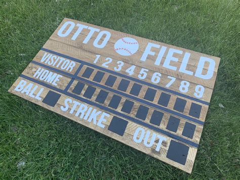 Otto Field Baseball Scoreboard Football Decorations Baseball