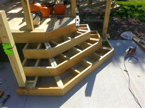How To Build Deck Stairs Deck Stairs Building A Deck
