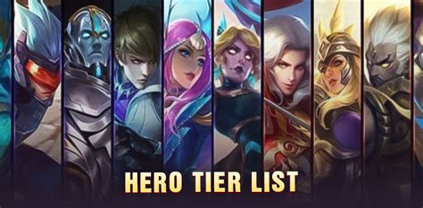 Mobile Legends Heroes Tier List Community Rankings Tiermaker