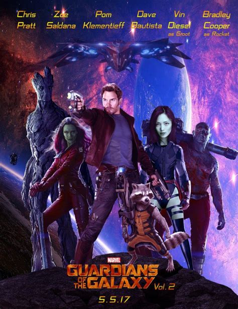 Poster From The Film Guardians Of The Galaxy Vol 2 Guardians Of The