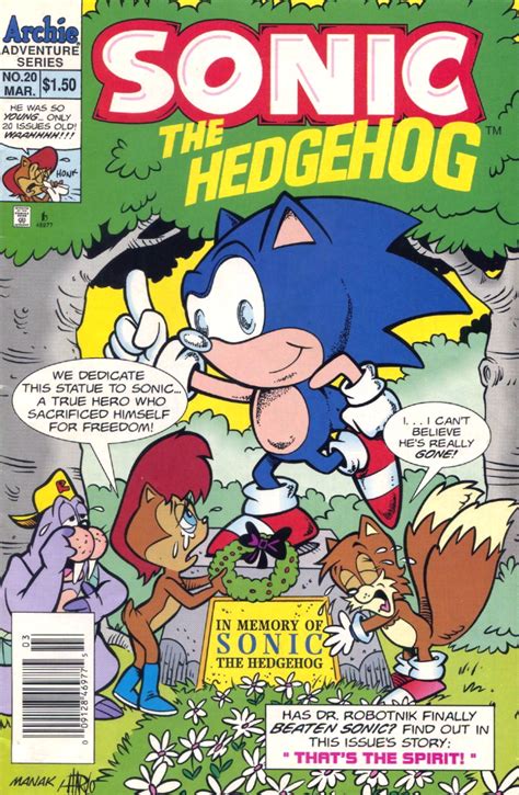 Archie Sonic The Hedgehog Issue 20 Sonic News Network
