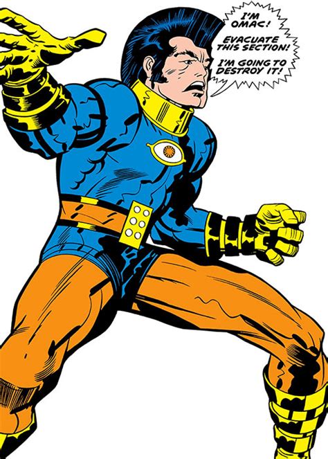 Omac Pre Crisis Dc Comics Jack Kirby Original Version Profile