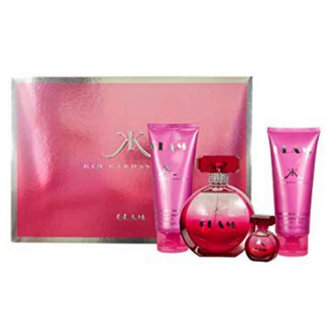 Glam For Women By Kim Kardashian Edp Spray 3 4 Oz Mini Lotion Gel Set T Sets For