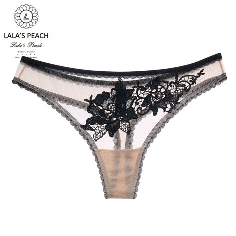 Lalas Peach Thin Lady Underpant Lingerie Underwear Simple High Rise